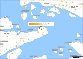 map of Dahuangshimen