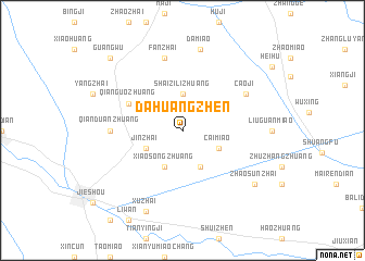 map of Dahuangzhen