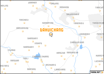 map of Dahuichang