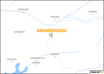 map of Dahuopenggou