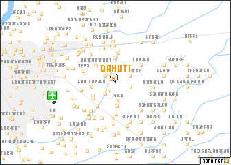 map of Dāhuti