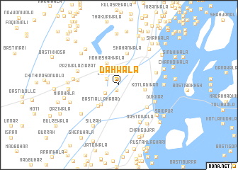 map of Dāhwāla