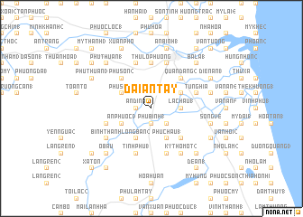 map of Ðại An Tây