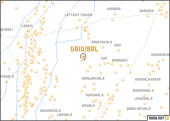 map of Daidibal