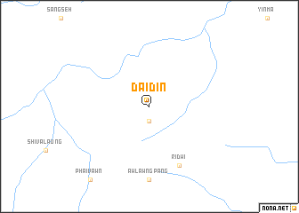 map of Daidin