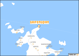 map of Daifengqian