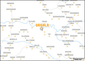 map of Daigala