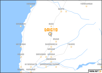 map of Daigyō
