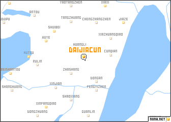 map of Daijiacun