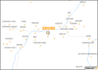 map of Daikau