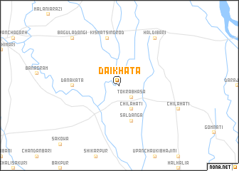 map of Daikhāta