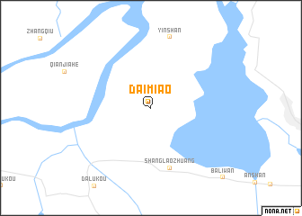 map of Daimiao
