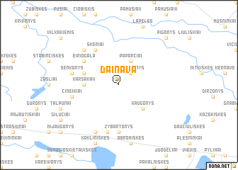 map of Dainava