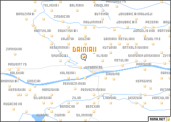 map of Dainiai I