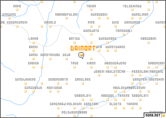 map of Dainort