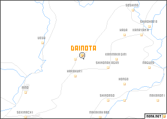 map of Dainota