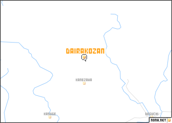 map of Dairakōzan