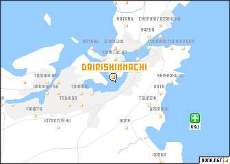 map of Dairi-shimmachi