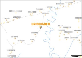 map of Dairougbé II