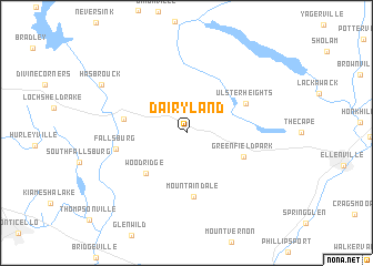 map of Dairyland