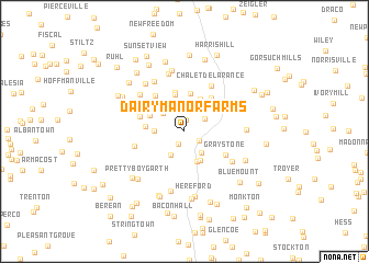 map of Dairy Manor Farms