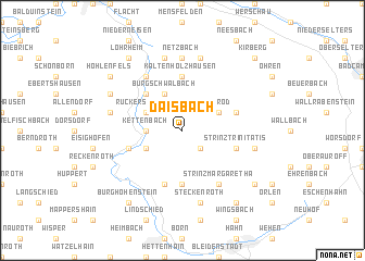 map of Daisbach