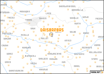 map of Dais-Barbas