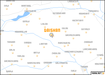 map of Daishan