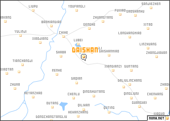 map of Daishan