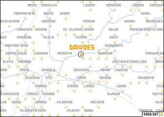 map of Daivões