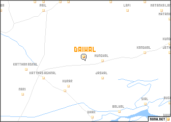 map of Daiwāl