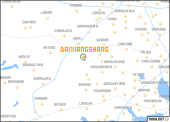 map of Daixiangshang