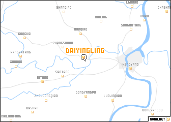 map of Daiyingling