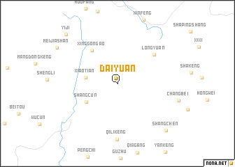 map of Daiyuan