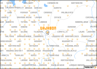 map of Dajabón