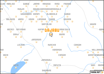 map of Dajabu