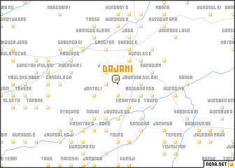 map of Dajami