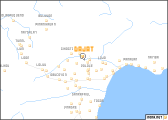 map of Dajat