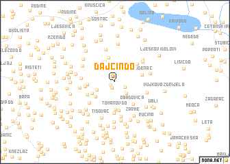 map of Dajčin Do