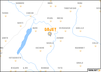 map of Dajet