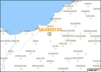 map of Dajiangcun