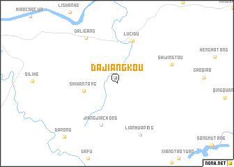 map of Dajiangkou