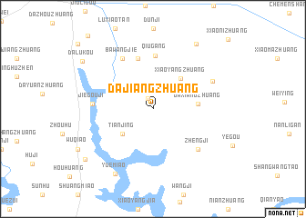 map of Dajiangzhuang