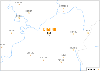map of Dajian