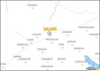 map of Dajian