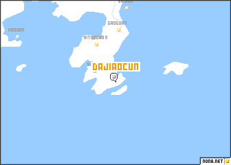 map of Dajiaocun