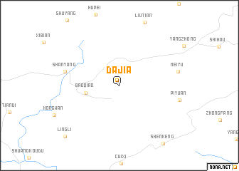 map of Dajia