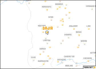map of Dajia