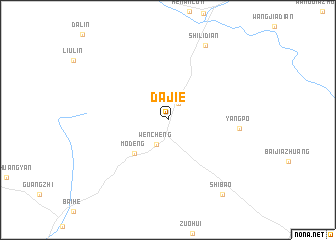 map of Dajie