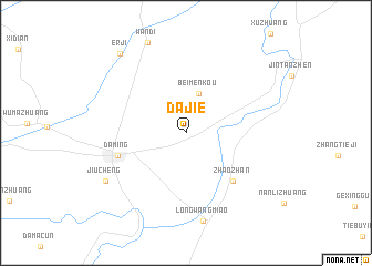 map of Dajie